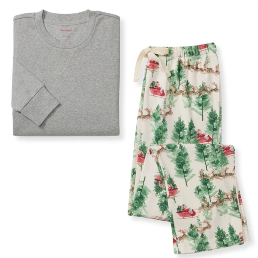 Burt’s Bees Adult Men's Present Delivery PJs